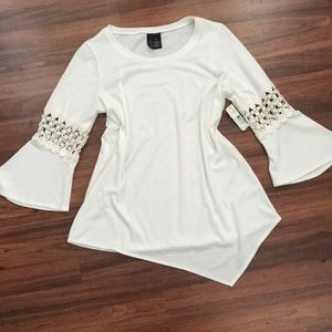 New with tags cream top new Directions